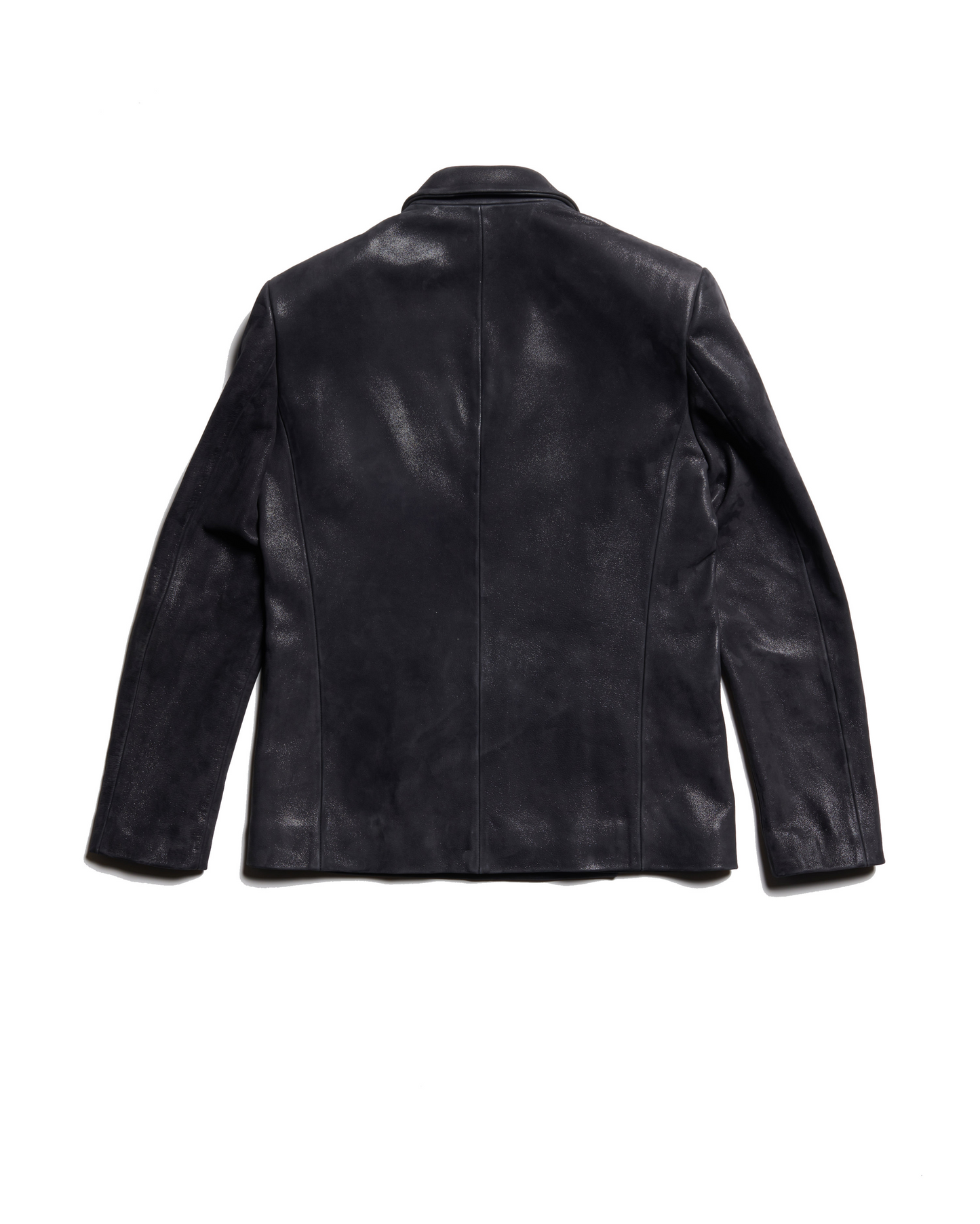 BLAZER EN CUIR JAUNA